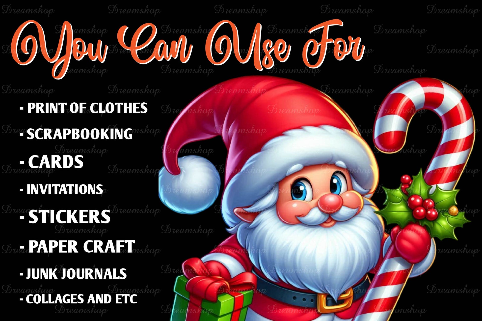 Christmas Gnome Clipart Bundle 1 - CraftNest - Digital Crafting and Art
