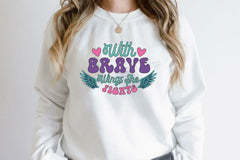 With Brave Wings She Fights Bundle - CraftNest - Digital Crafting and Art