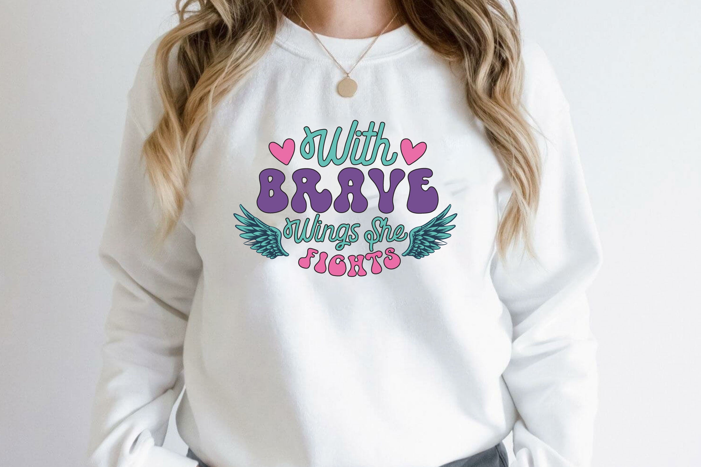 With Brave Wings She Fights Bundle - CraftNest - Digital Crafting and Art