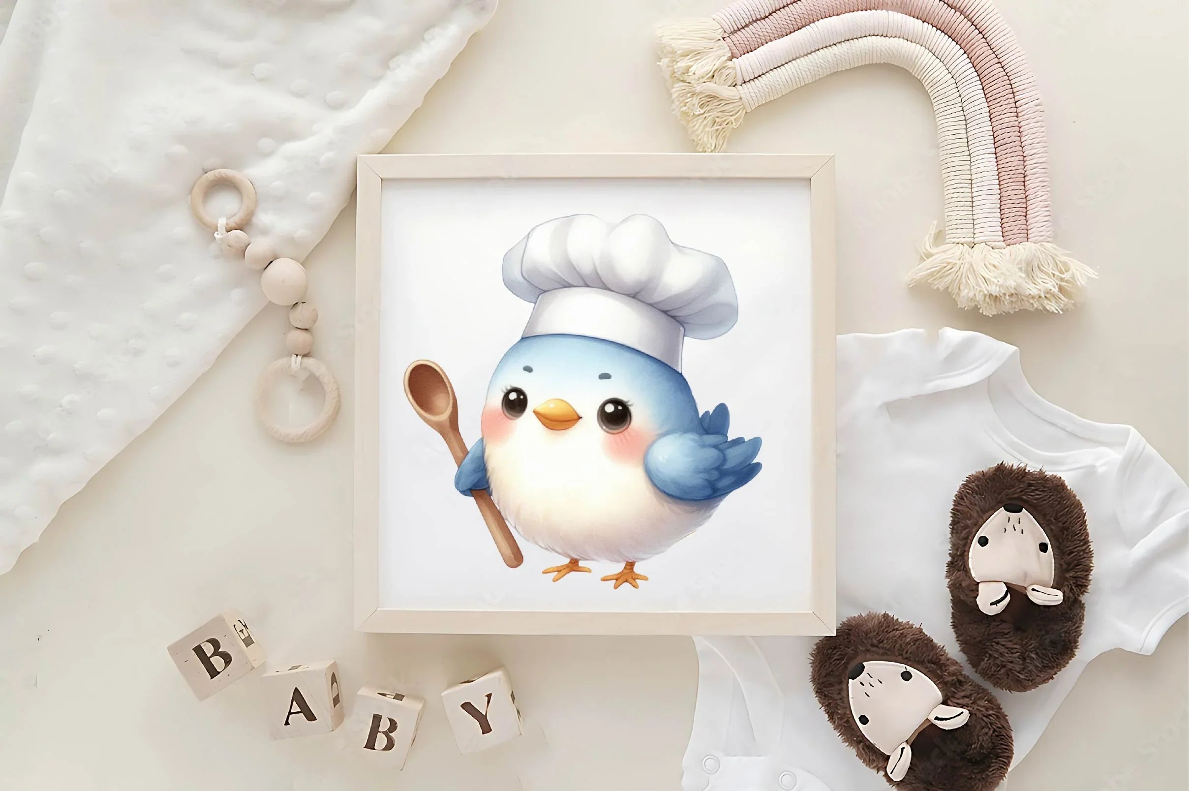 Cute Chef Birds Clipart Bundle - CraftNest - Digital Crafting and Art
