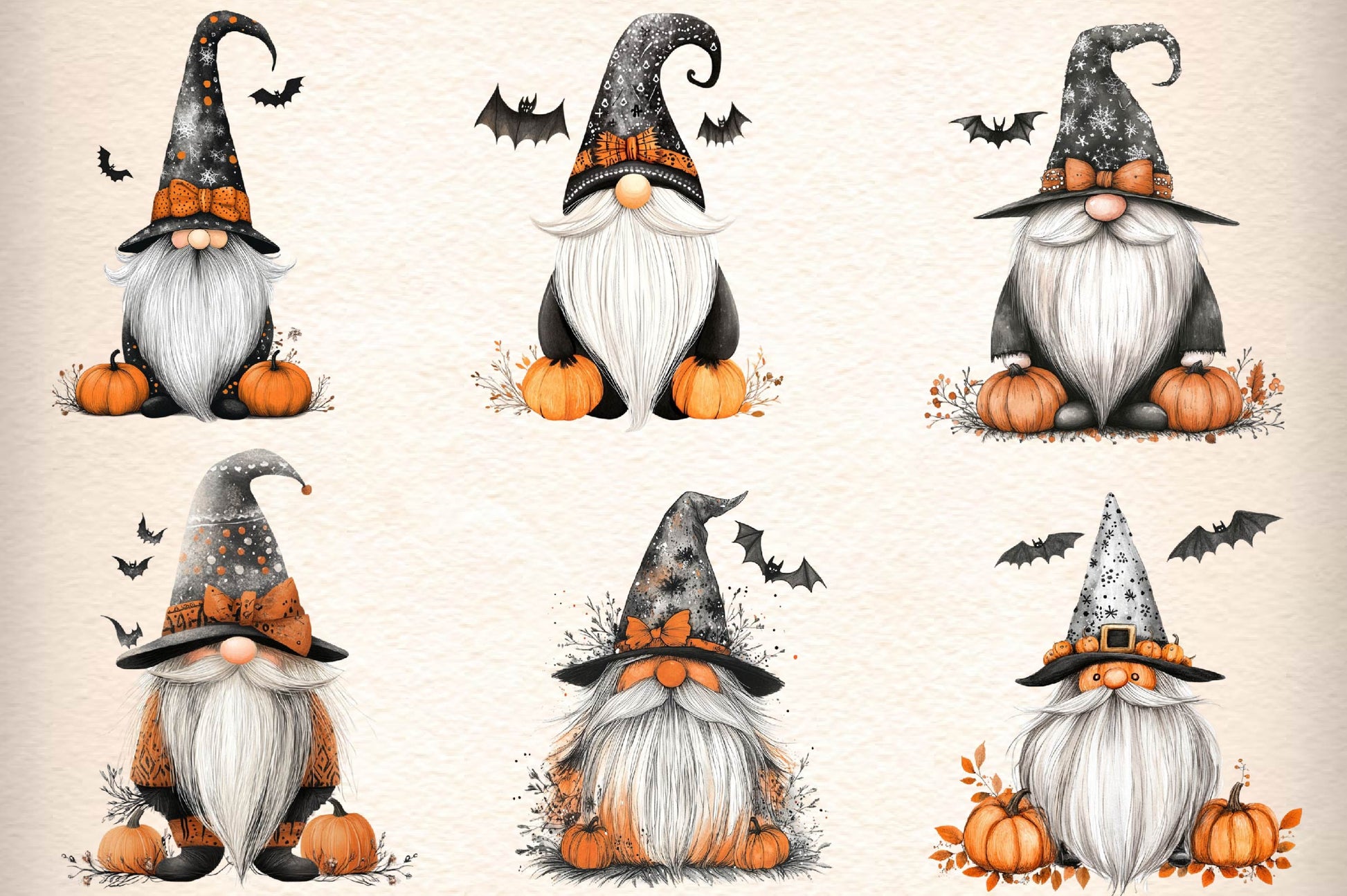 Autumn Gnome Clipart Bundle - CraftNest - Digital Crafting and Art
