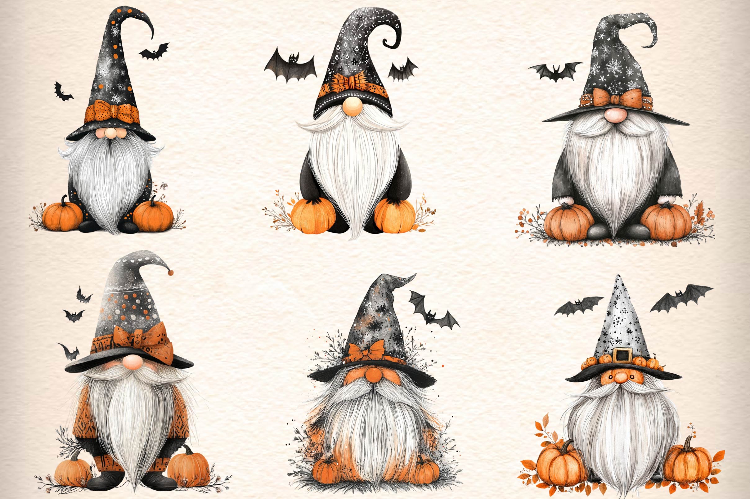 Autumn Gnome Clipart Bundle - CraftNest - Digital Crafting and Art