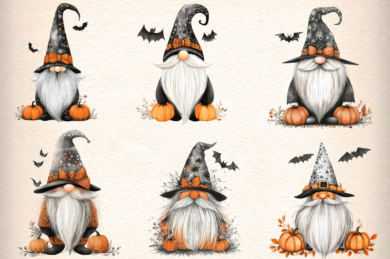 Autumn Gnome Clipart Bundle - CraftNest - Digital Crafting and Art