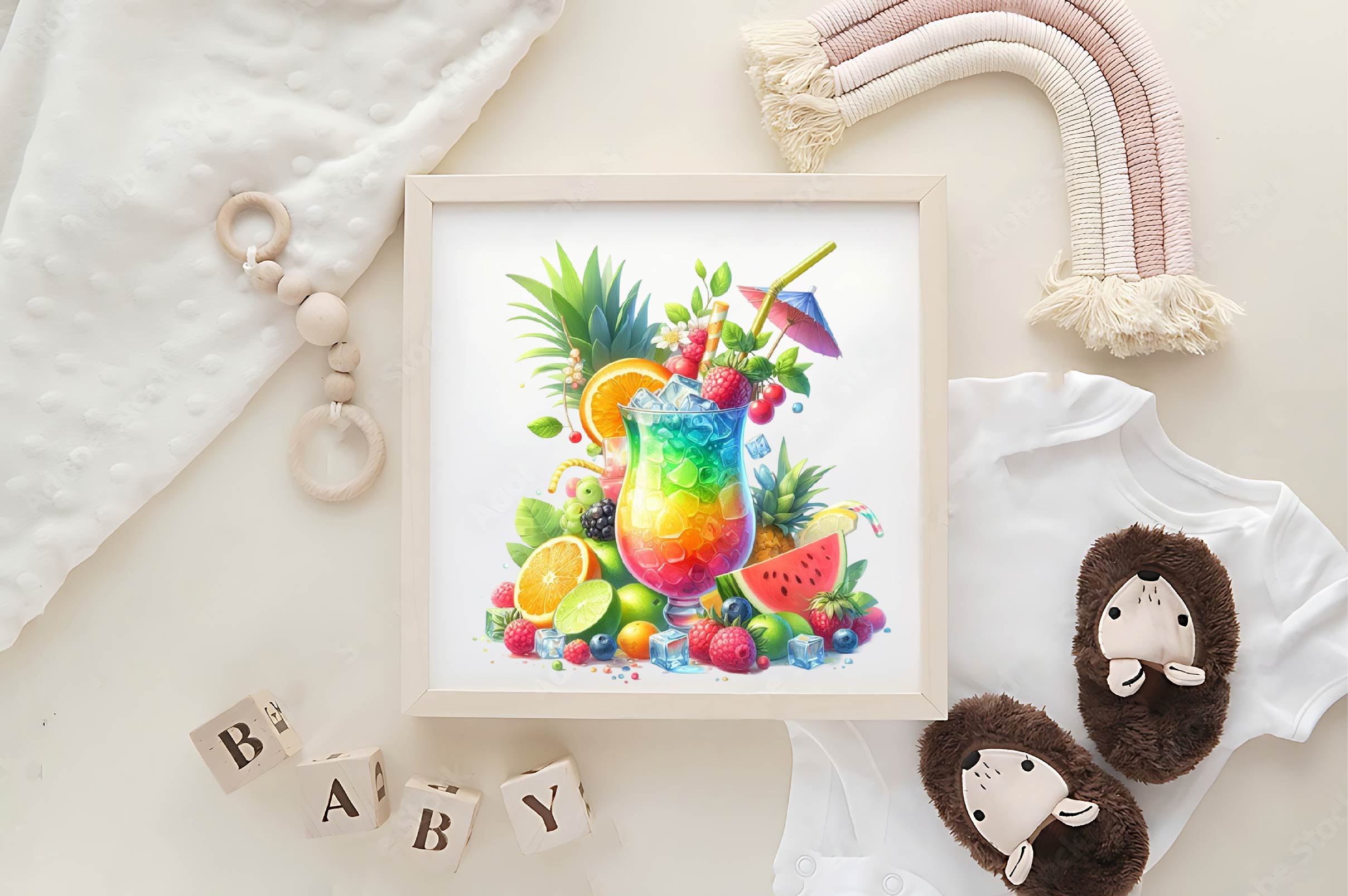 Summer Cocktail Clipart Bundle - CraftNest - Digital Crafting and Art