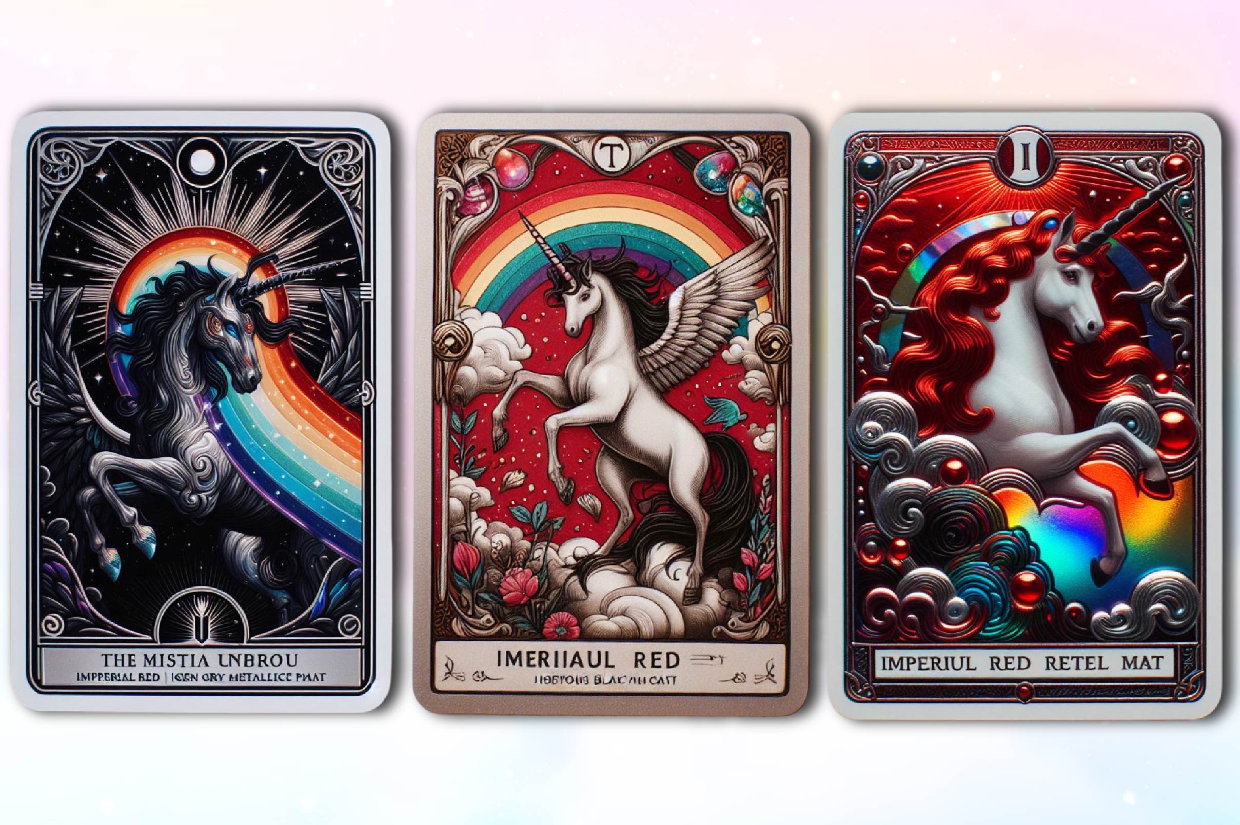 Crystal Unicorn Tarot Card Clipart Bundle - CraftNest - Digital Crafting and Art