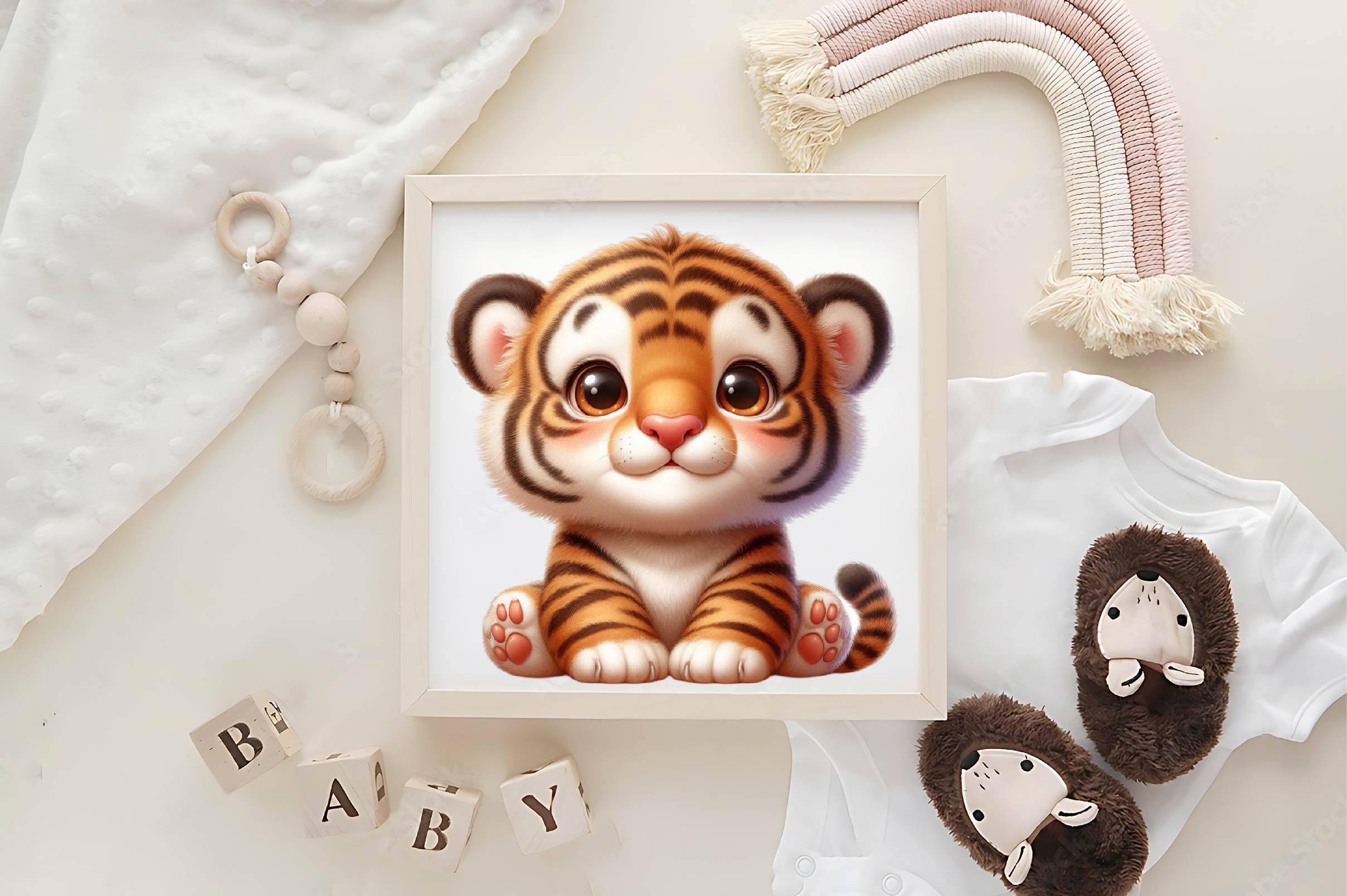 Baby Asian Animal Clipart Bundle - CraftNest - Digital Crafting and Art