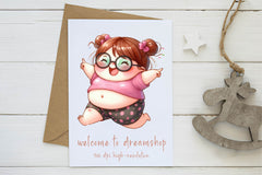 Cute Chubby Fat Girl Clipart Bundle - CraftNest - Digital Crafting and Art