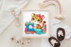 Cute Tailor Animals Clipart Bundle - CraftNest - Digital Crafting and Art