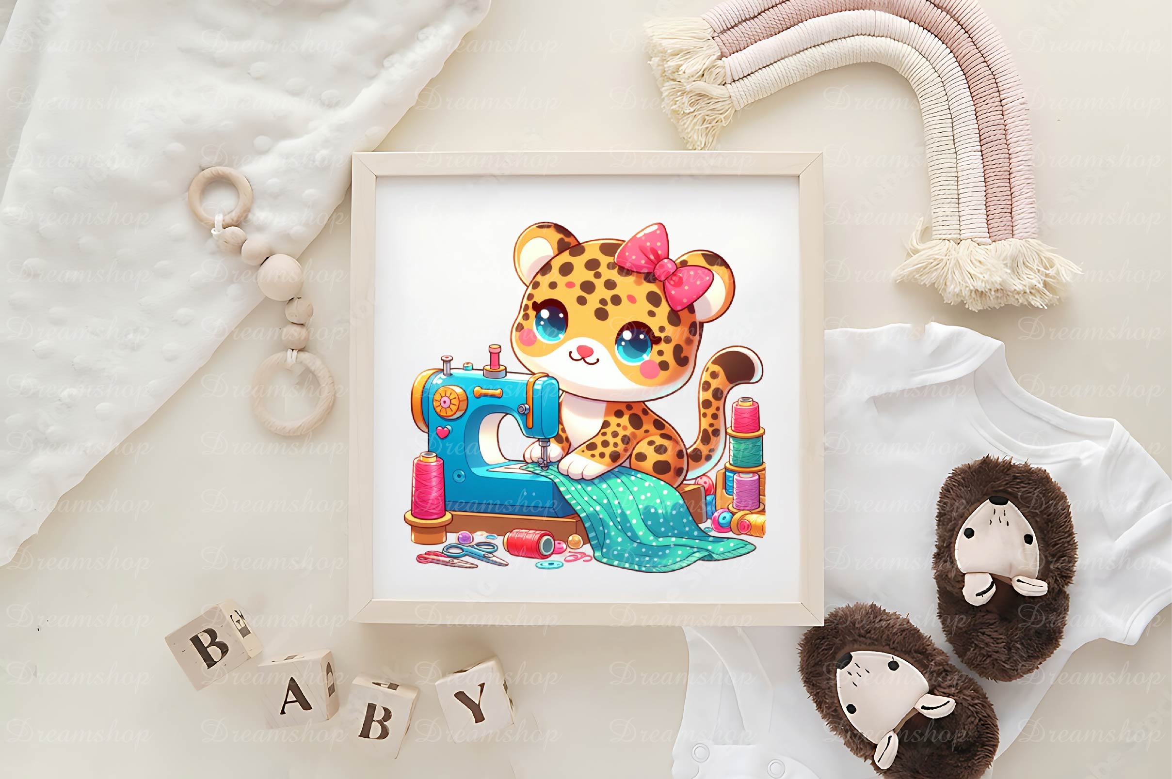 Cute Tailor Animals Clipart Bundle - CraftNest - Digital Crafting and Art