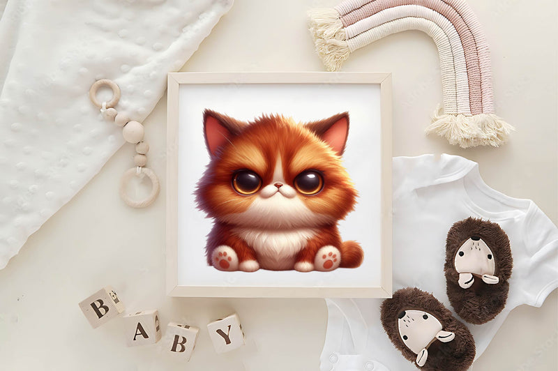 Funny Grumpy Cat Clipart Bundle - CraftNest - Digital Crafting and Art