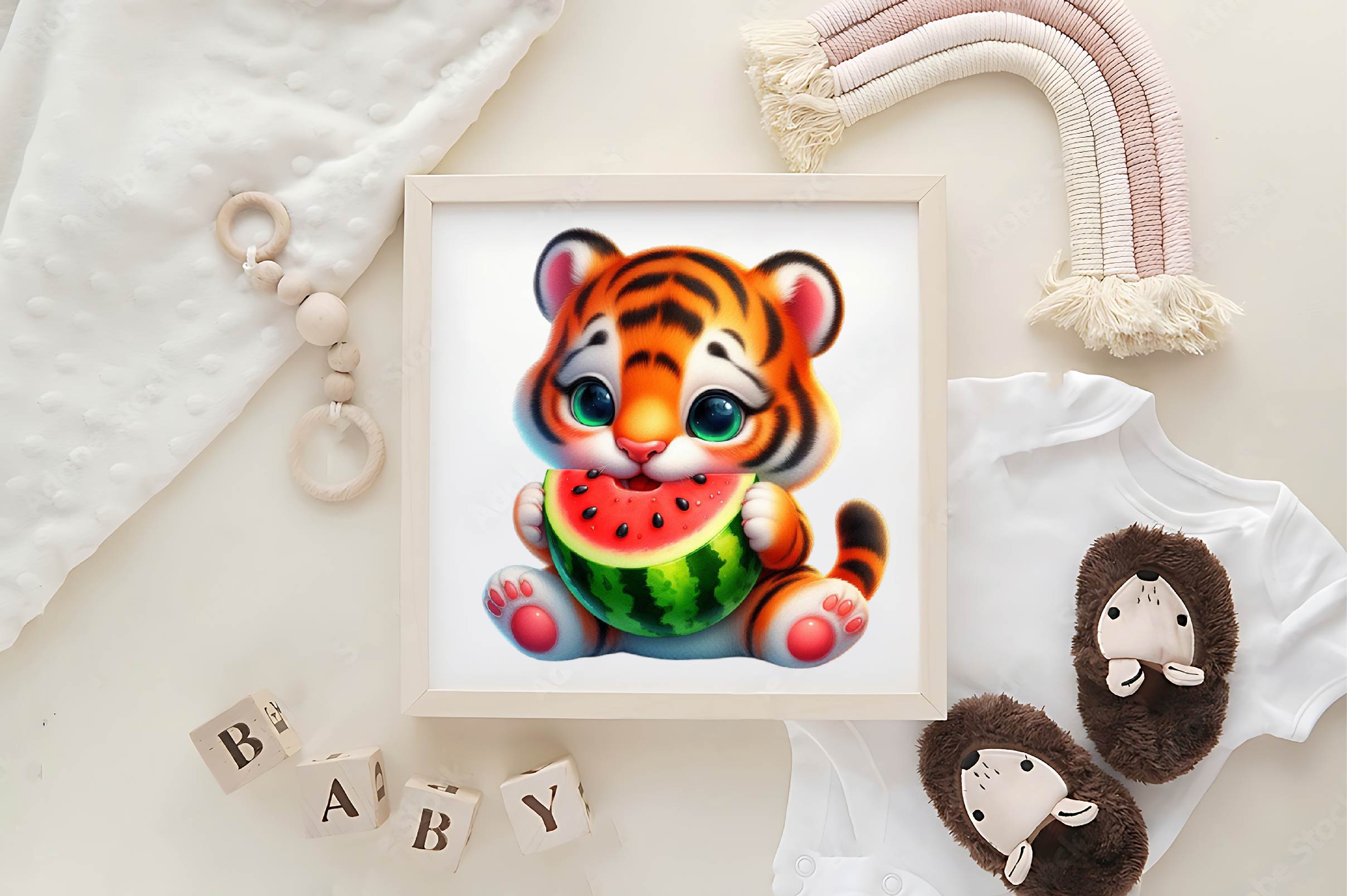 Summer Animals Enjoy Watermelon Clipart Bundle - CraftNest - Digital Crafting and Art