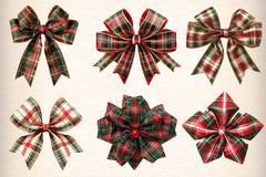 Christmas Present Bow Clipart Bundle - CraftNest - Digital Crafting and Art