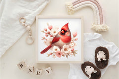 Winter Wonderland Cardinal Clipart Bundle - CraftNest - Digital Crafting and Art