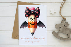 Halloween Teacher Pencil Clipart Bundle - CraftNest - Digital Crafting and Art