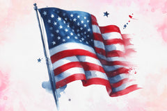 4Th Of July American Flag Clipart Bundle - CraftNest - Digital Crafting and Art