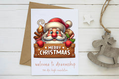 Cute Christmas Santa Clipart Bundle - CraftNest - Digital Crafting and Art