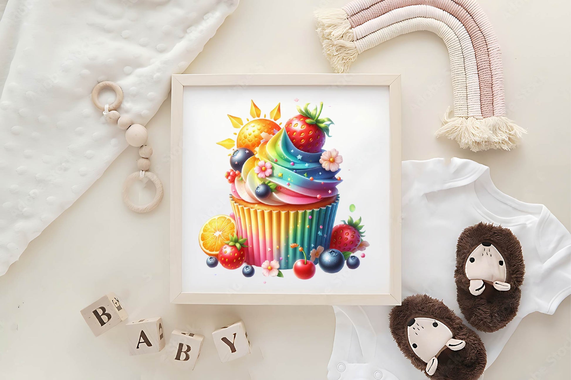 Summer Cupcake Clipart Bundle - CraftNest - Digital Crafting and Art