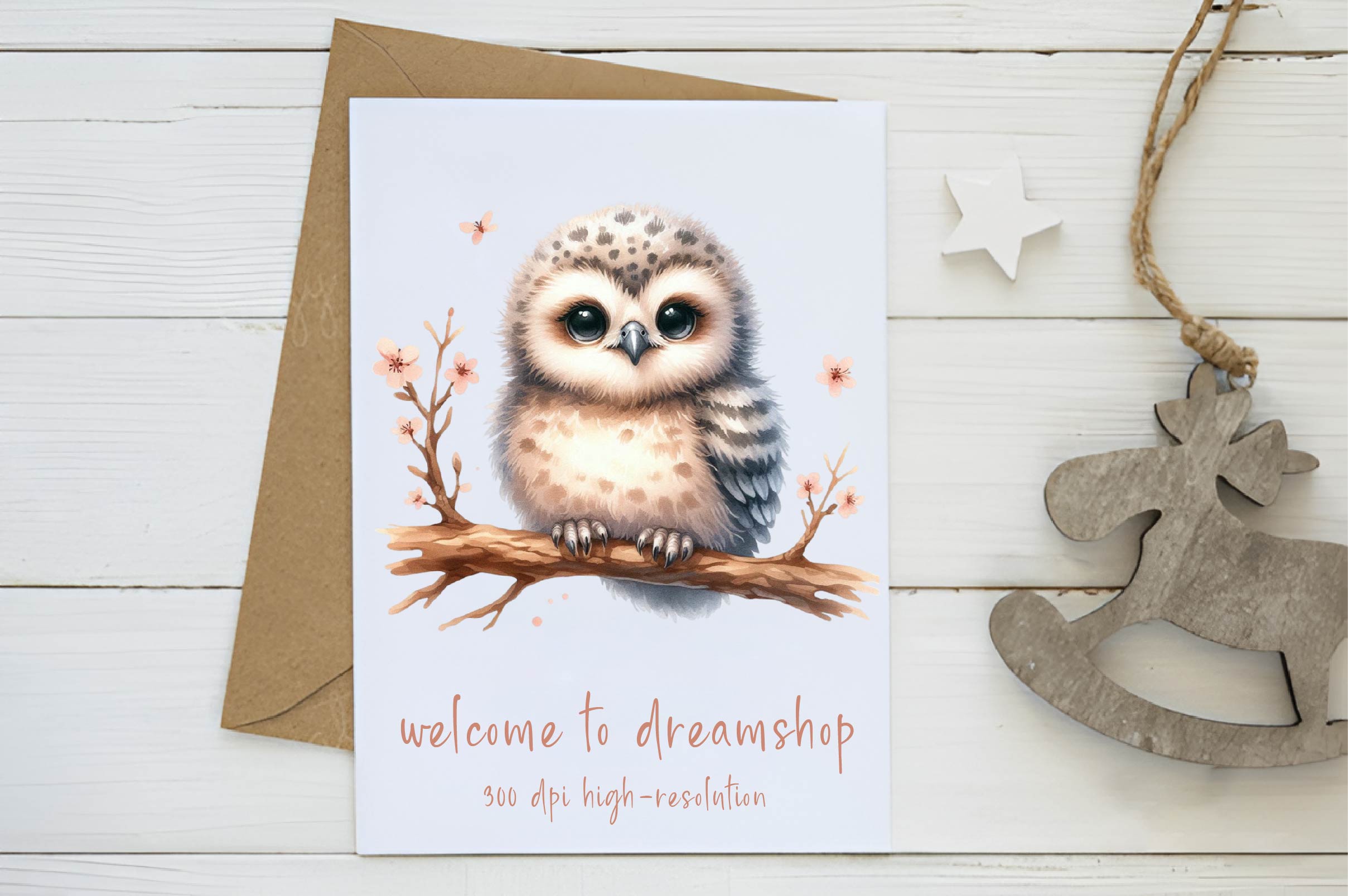 Baby Owl Clipart Bundle - CraftNest - Digital Crafting and Art