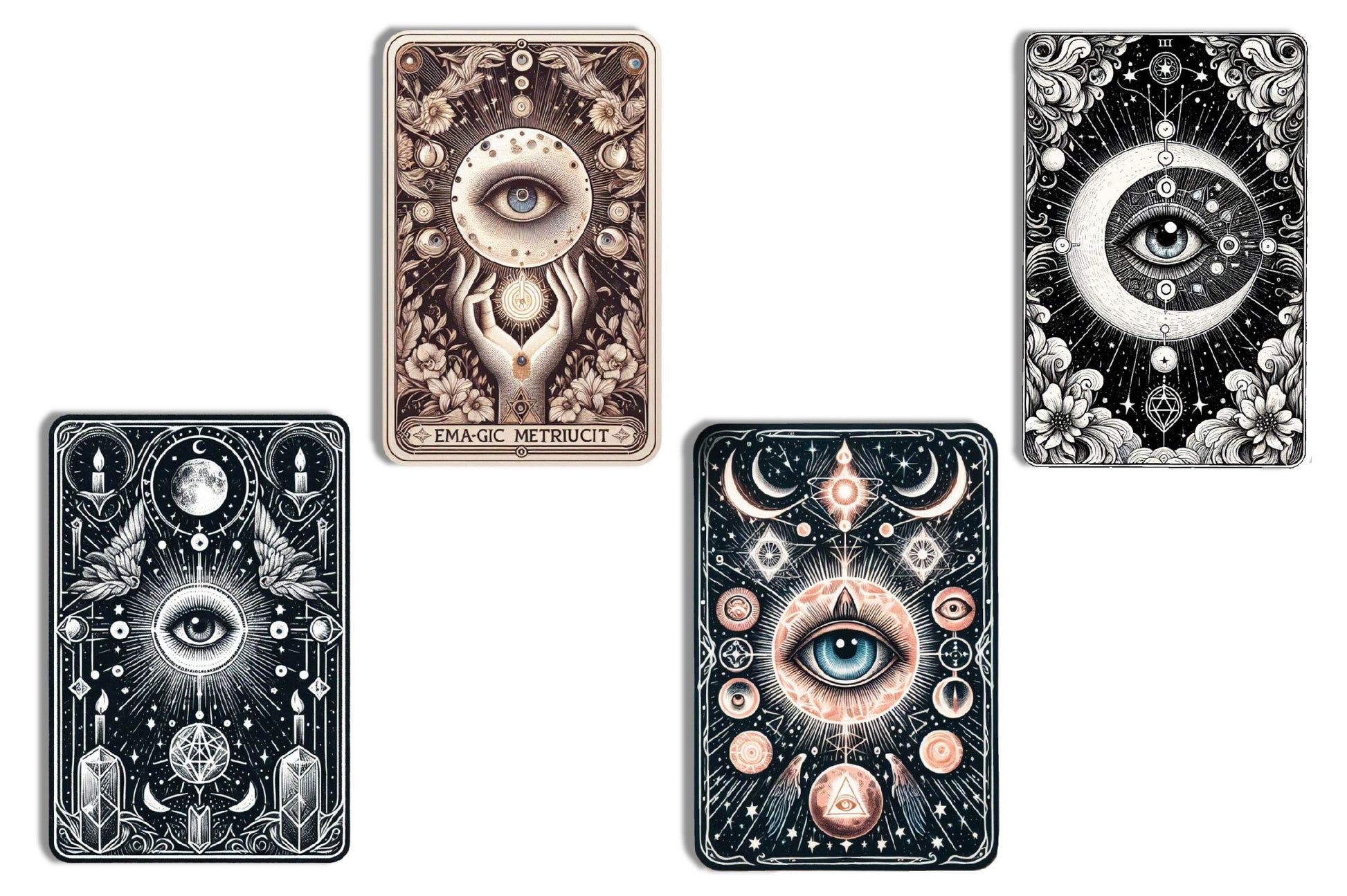 Magic And Celestial Tarot Card Clipart Bundle - CraftNest - Digital Crafting and Art