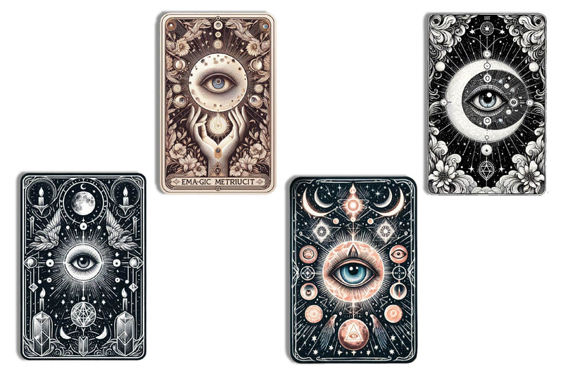 Magic And Celestial Tarot Card Clipart Bundle - CraftNest - Digital Crafting and Art