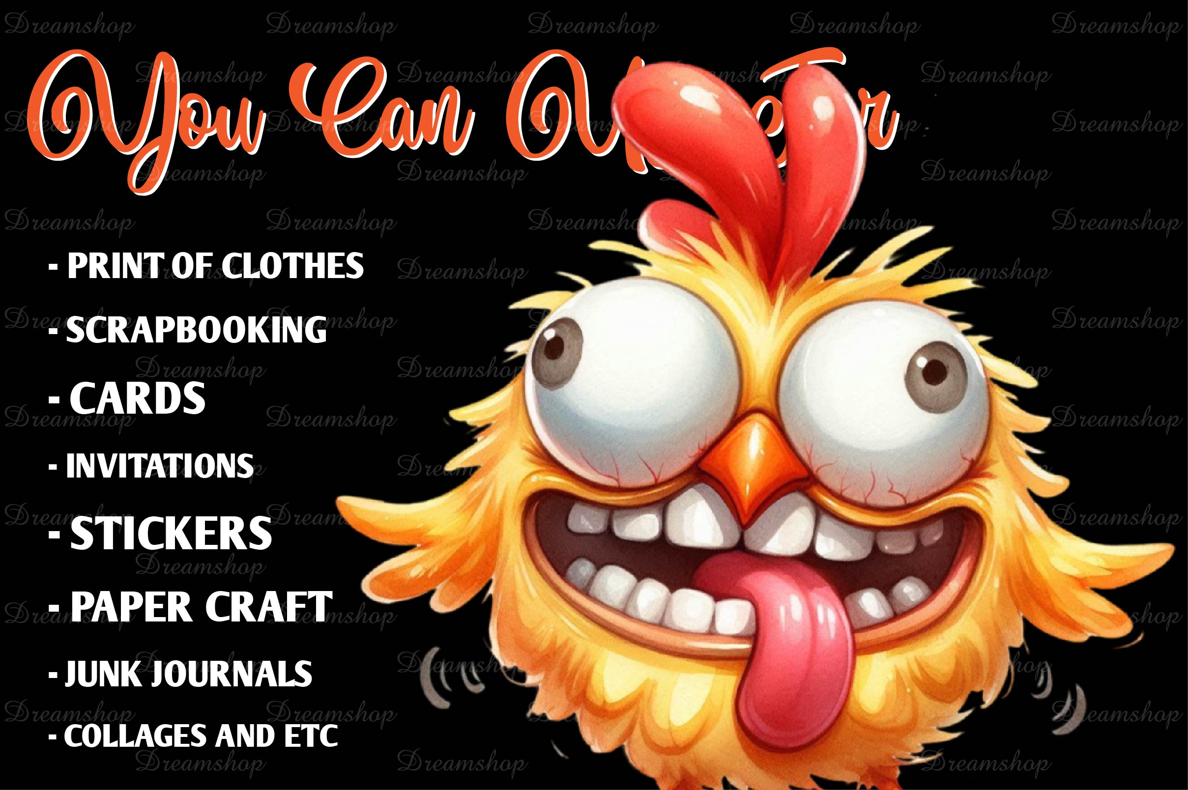 Cute Chicken Funny Chicken Clipart Bundle - CraftNest - Digital Crafting and Art