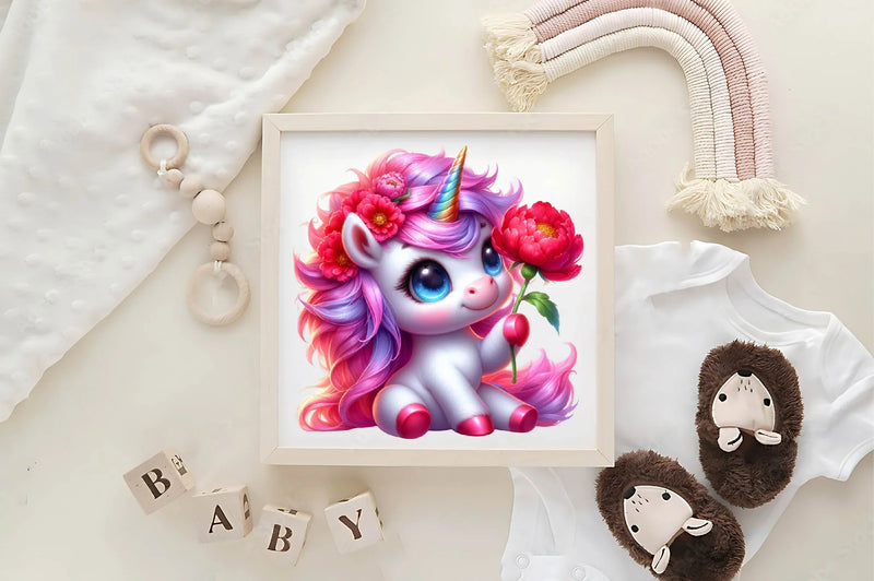 Unicorn Cute Unicorns Clipart Bundle - CraftNest - Digital Crafting and Art