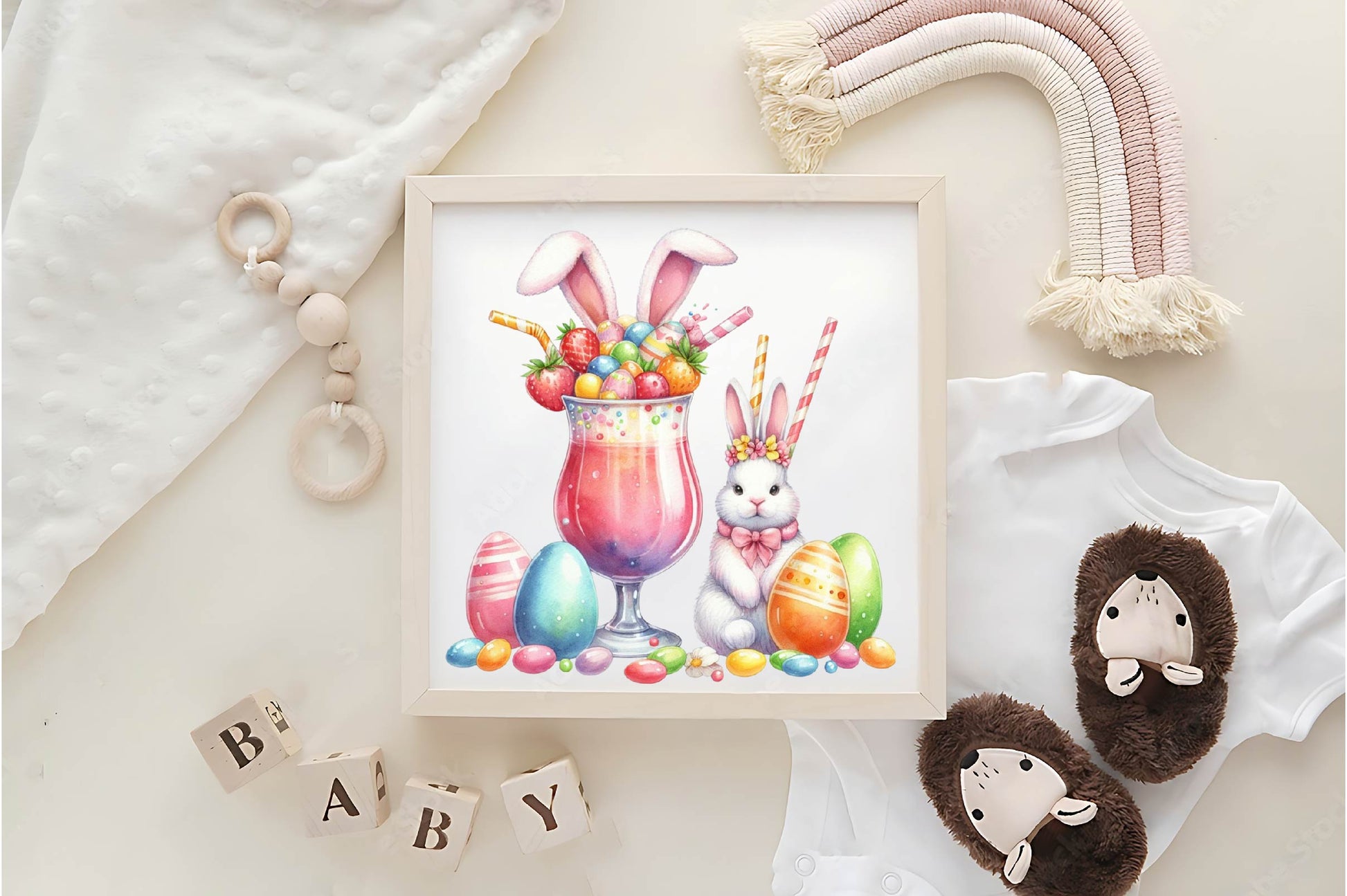 Cute Easter Drinks Clipart Bundle - CraftNest - Digital Crafting and Art