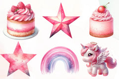 Cute Unicorn Clipart Bundle 7 - CraftNest - Digital Crafting and Art