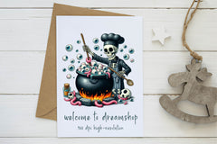 Funny Halloween Skeleton Chef Clipart Bundle - CraftNest - Digital Crafting and Art