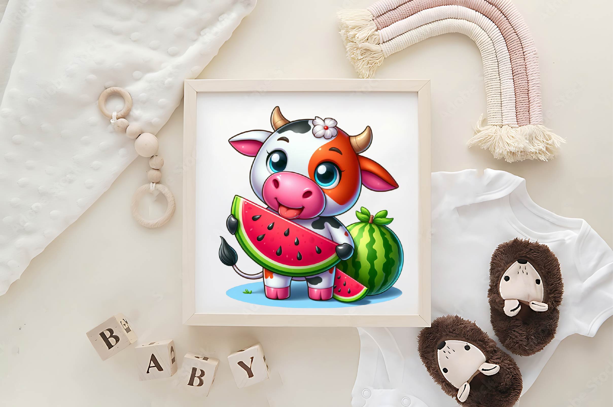 Funny Cow In Pool Party Clipart Bundle - CraftNest - Digital Crafting and Art