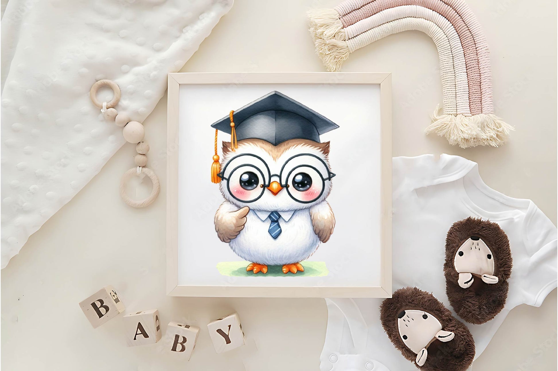 Cute Owl Student Cartoon Clipart Bundle - CraftNest - Digital Crafting and Art