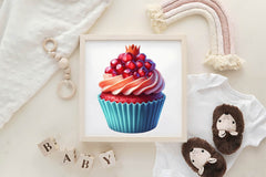 Yummy Cupcakes Set Clipart Bundle - CraftNest - Digital Crafting and Art