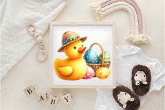 Vintage Easter Duck Clipart Bundle - CraftNest - Digital Crafting and Art