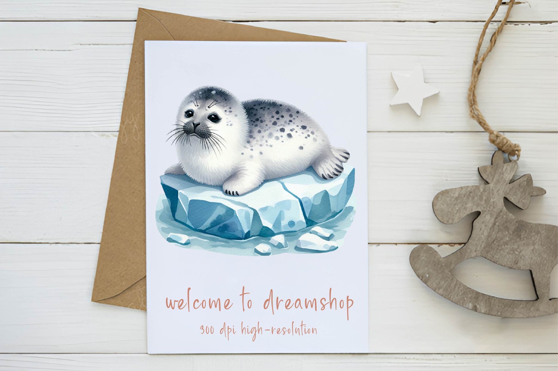 Ice Harp Seal Clipart Bundle - CraftNest - Digital Crafting and Art