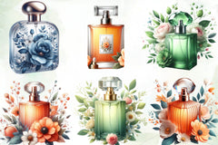 Floral Perfume Clipart Bundle - CraftNest - Digital Crafting and Art