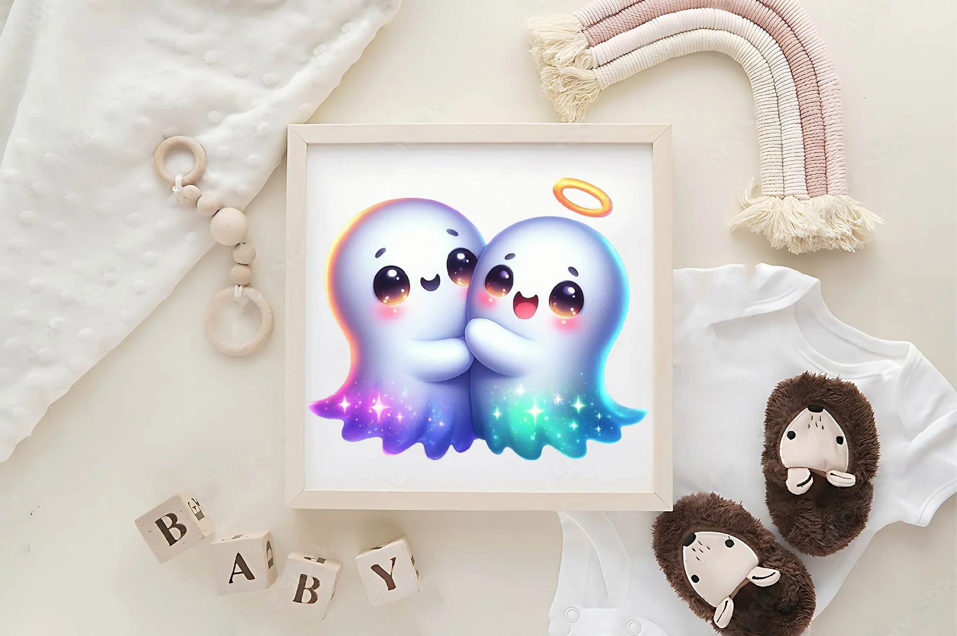 Kawaii Ghost Couple Clipart Bundle - CraftNest - Digital Crafting and Art