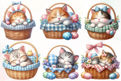 Easter Kitty Clipart Bundle - CraftNest - Digital Crafting and Art
