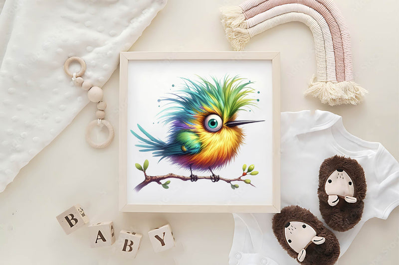 Cute Funny Birds Funny Bird Clipart Bundle - CraftNest - Digital Crafting and Art