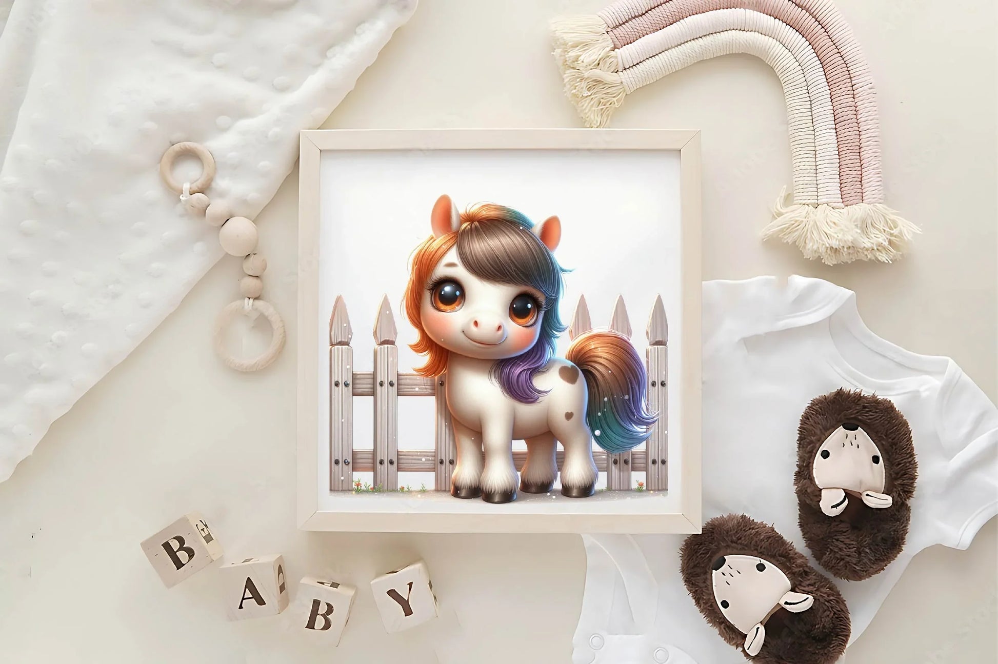 Cute Spring Horse Clipart Bundle - CraftNest - Digital Crafting and Art