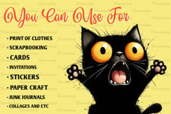 Crazy Cats Clipart Bundle - CraftNest - Digital Crafting and Art