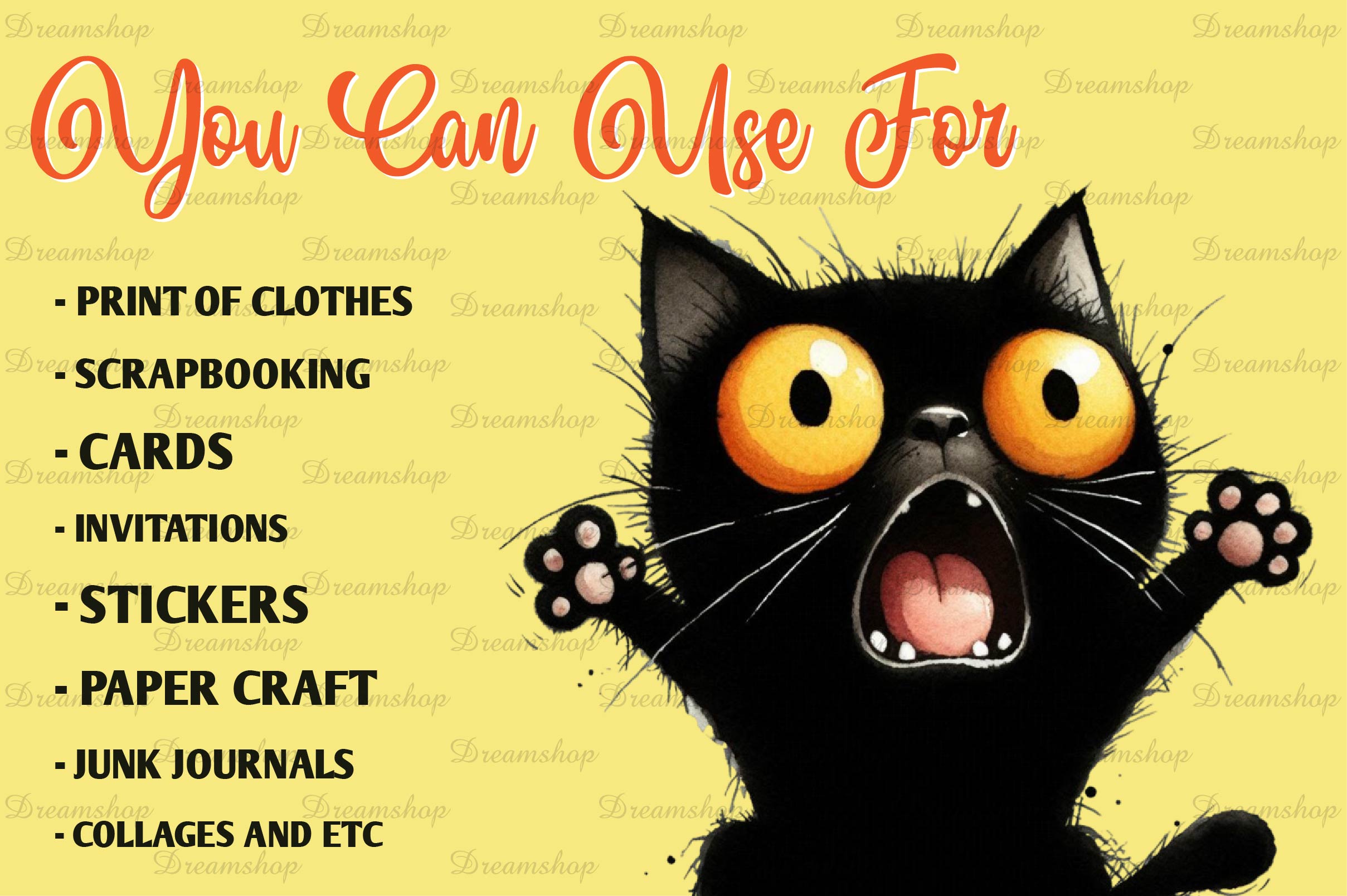 Crazy Cats Clipart Bundle - CraftNest - Digital Crafting and Art