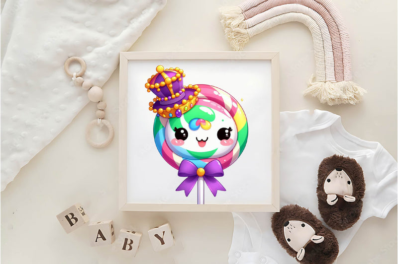 Mardi Gras Candy Clipart Bundle - CraftNest - Digital Crafting and Art