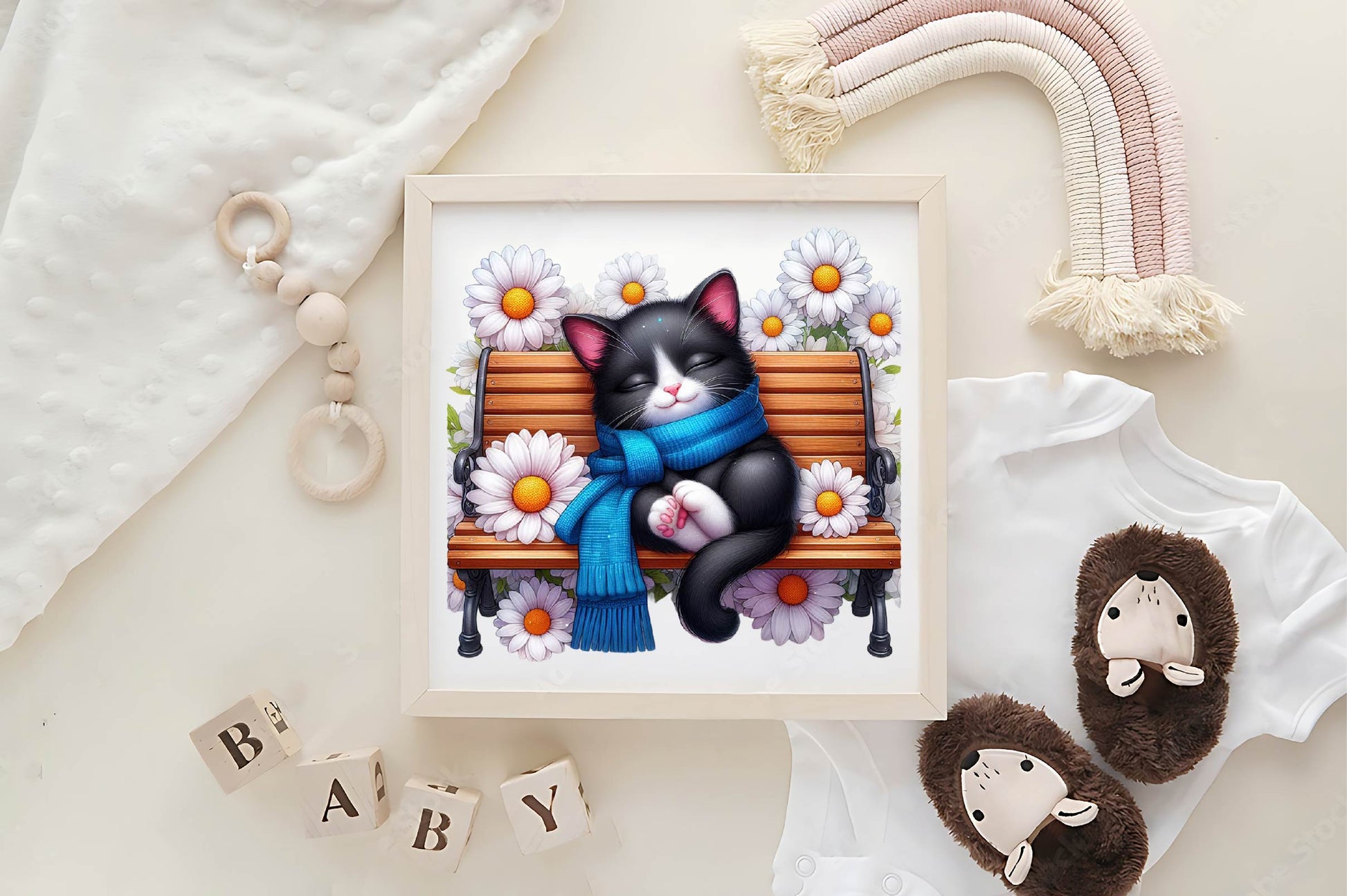 Spring Black Cat Clipart Bundle - CraftNest - Digital Crafting and Art