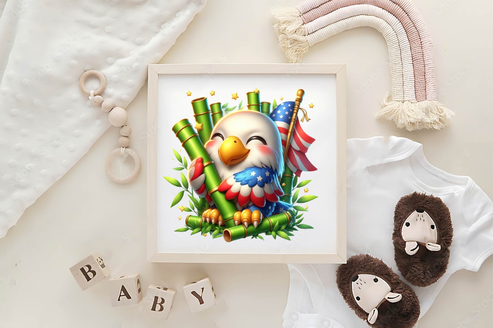 Cute Patriotic Eagle Clipart Bundle - CraftNest - Digital Crafting and Art