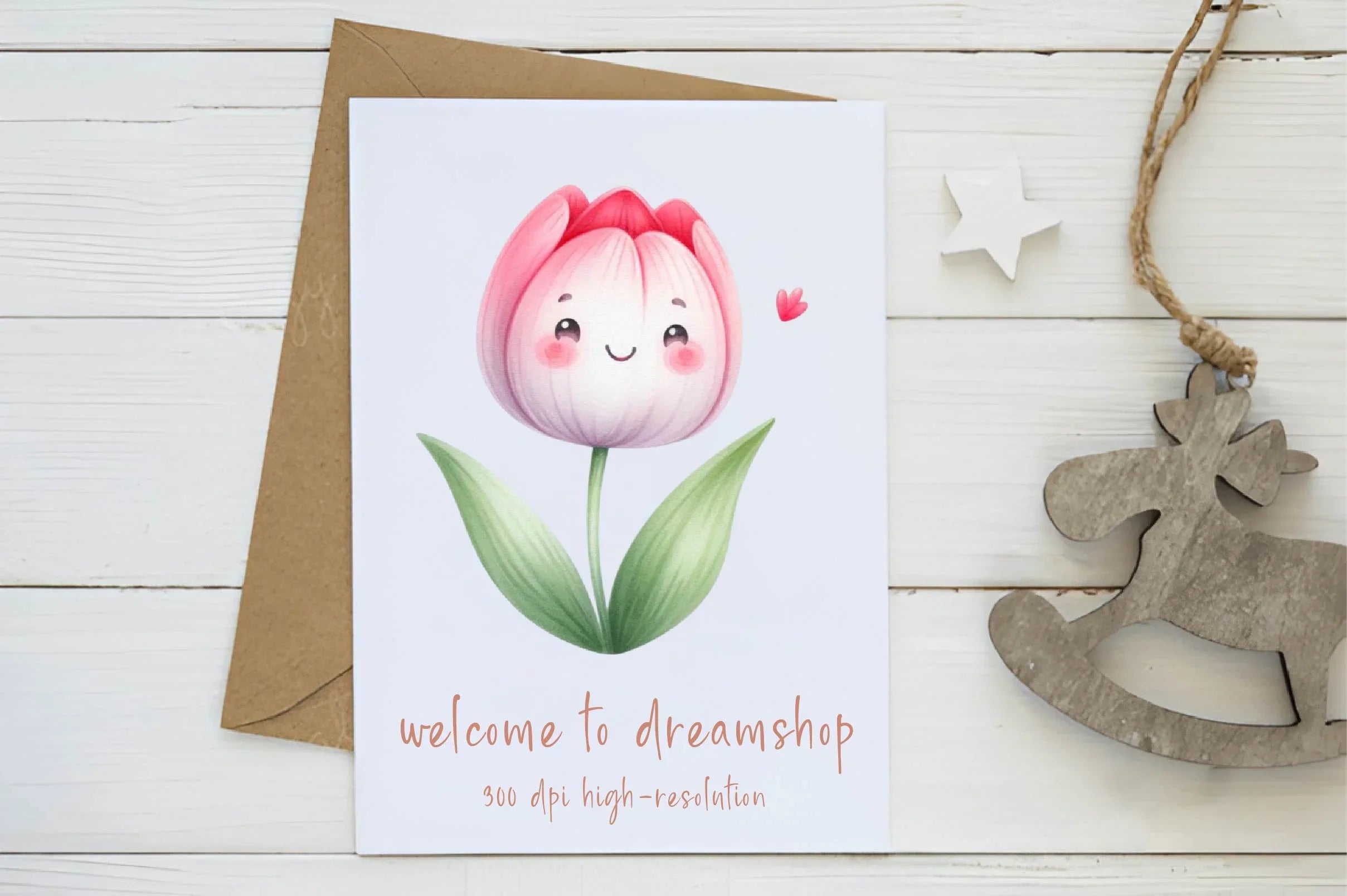 Smiling Tulip Clipart Bundle - CraftNest - Digital Crafting and Art