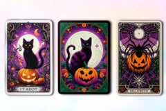 Halloween Animals Tarot Card Clipart Bundle - CraftNest - Digital Crafting and Art
