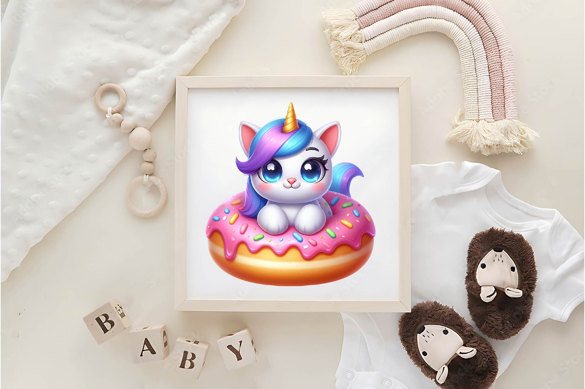 Cat Unicorn And Donut Clipart Bundle - CraftNest - Digital Crafting and Art