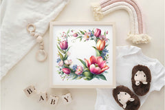 Floral Frame Clipart Bundle - CraftNest - Digital Crafting and Art