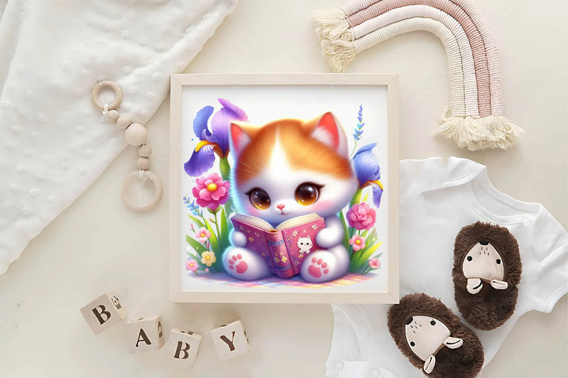 Spring Cat Clipart Bundle 1 - CraftNest - Digital Crafting and Art