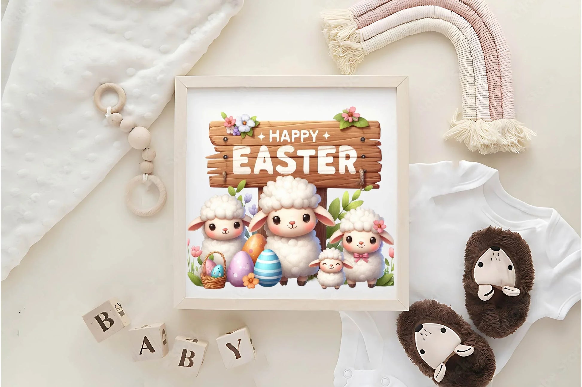 Easter Sheep Clipart Bundle - CraftNest - Digital Crafting and Art